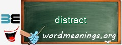 WordMeaning blackboard for distract